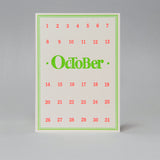 Special day card - October