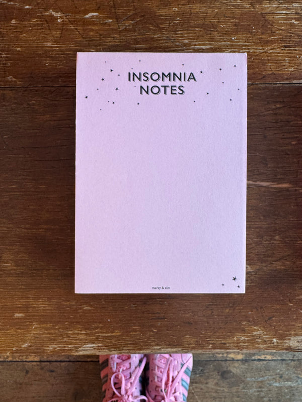 Insomnia notes for every bedside midnight scribble