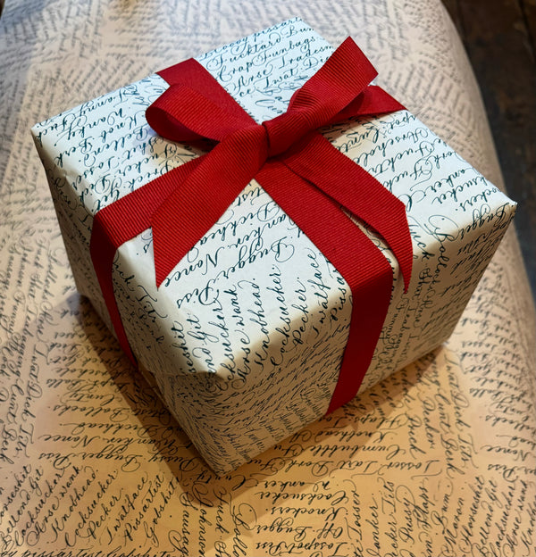 Sweary Copperplate Wrapping Paper