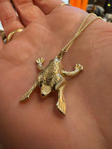 Solid gold flicker frog