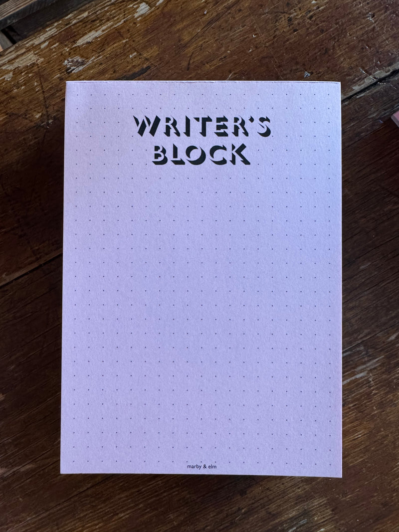 Writer's Block Note Block