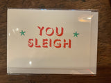 You Sleigh card