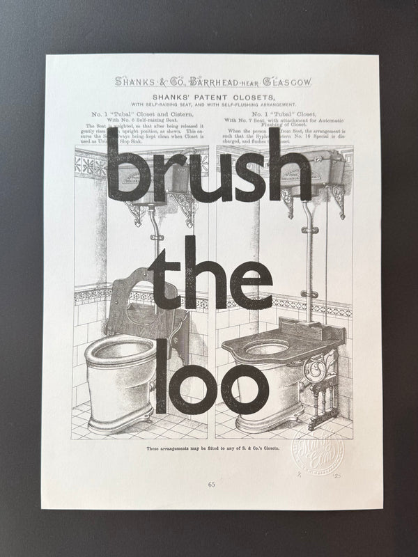 Brush the loo