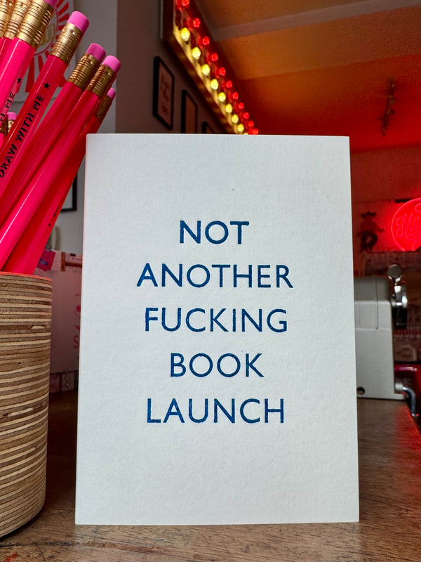 Limited edition letterpress card