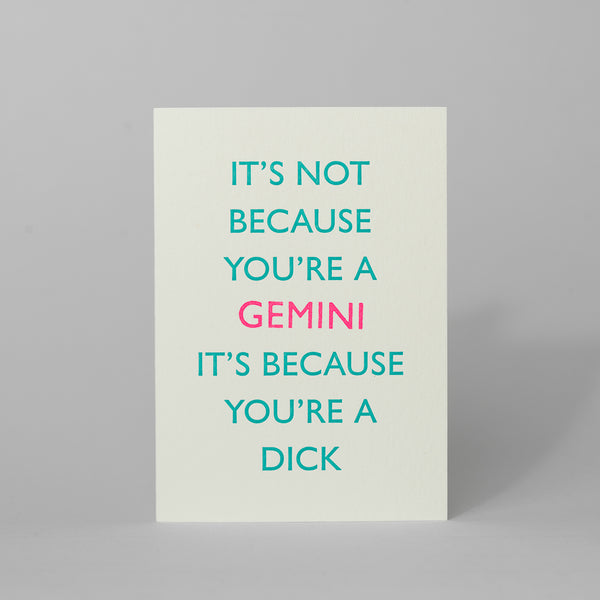 Zodiac card