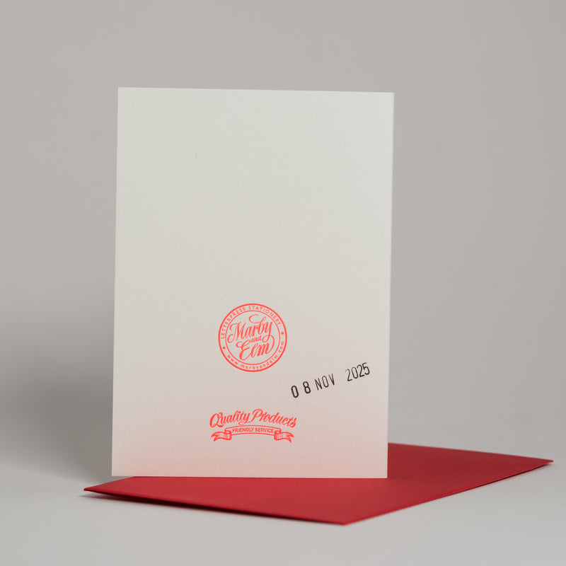 I Kept The Receipt - Christmas card