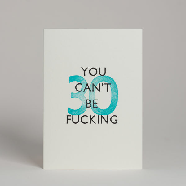 You can't be fucking.... - Birthday Cards