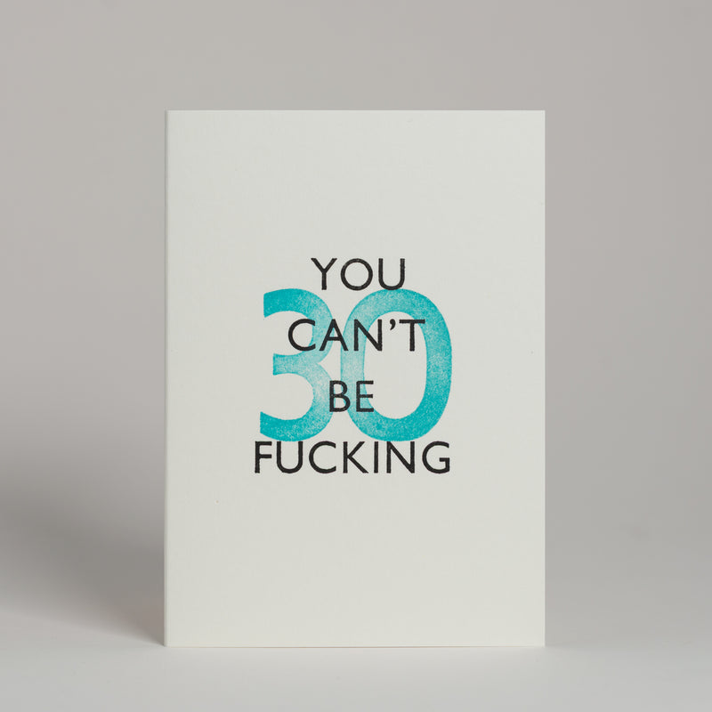 You can't be fucking.... - Birthday Cards