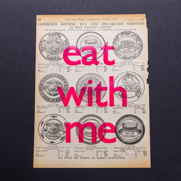 Eat with me (combined dinner)