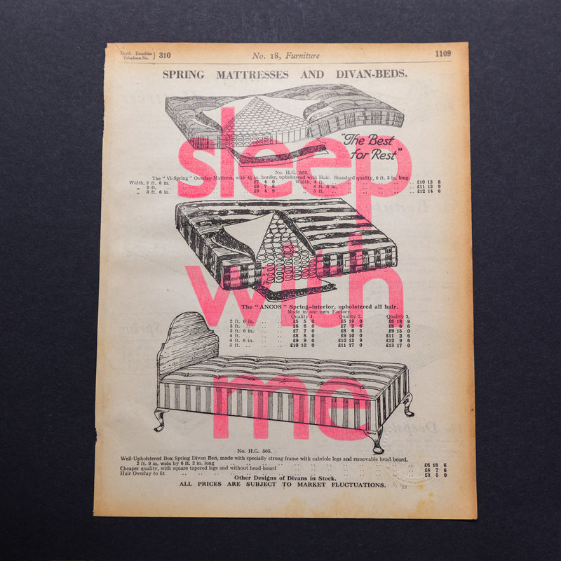 Sleep with me (spring mattresses)