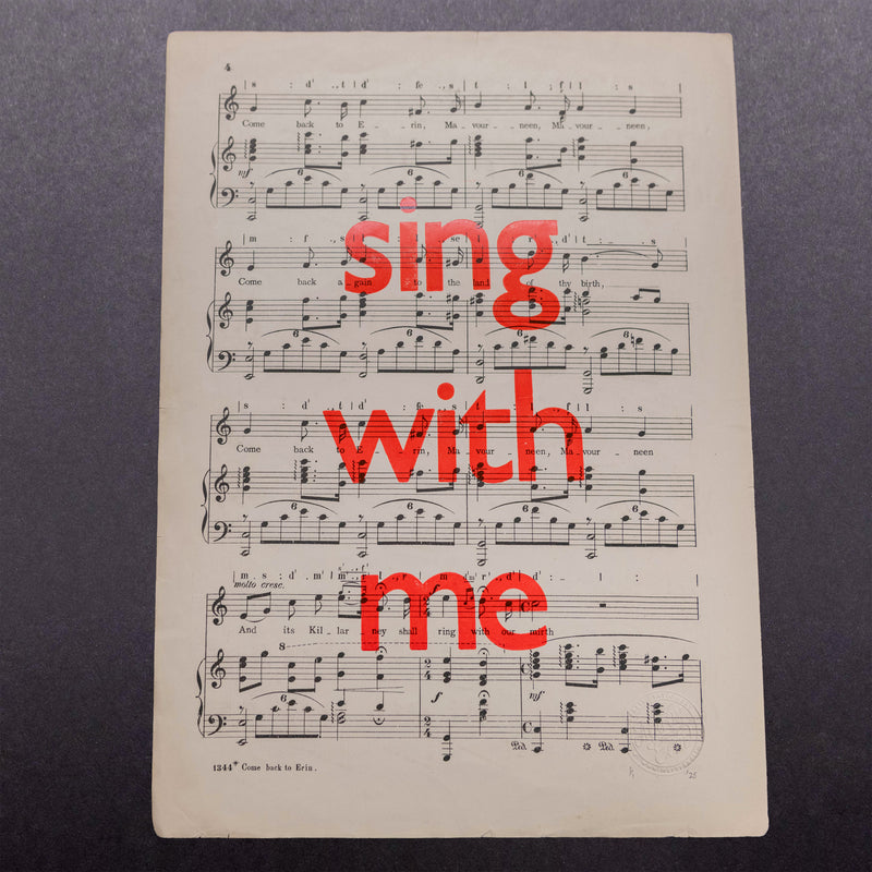 Sing with me (come back to Erin)