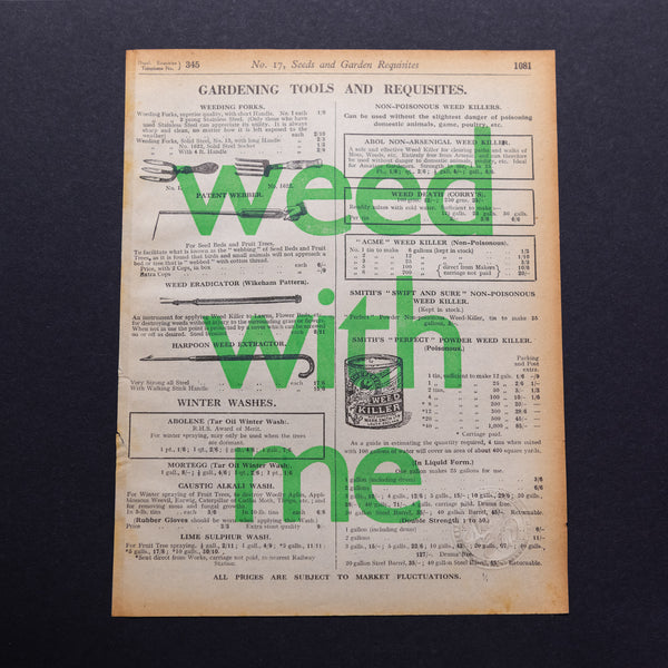 Weed with me (weeding forks)