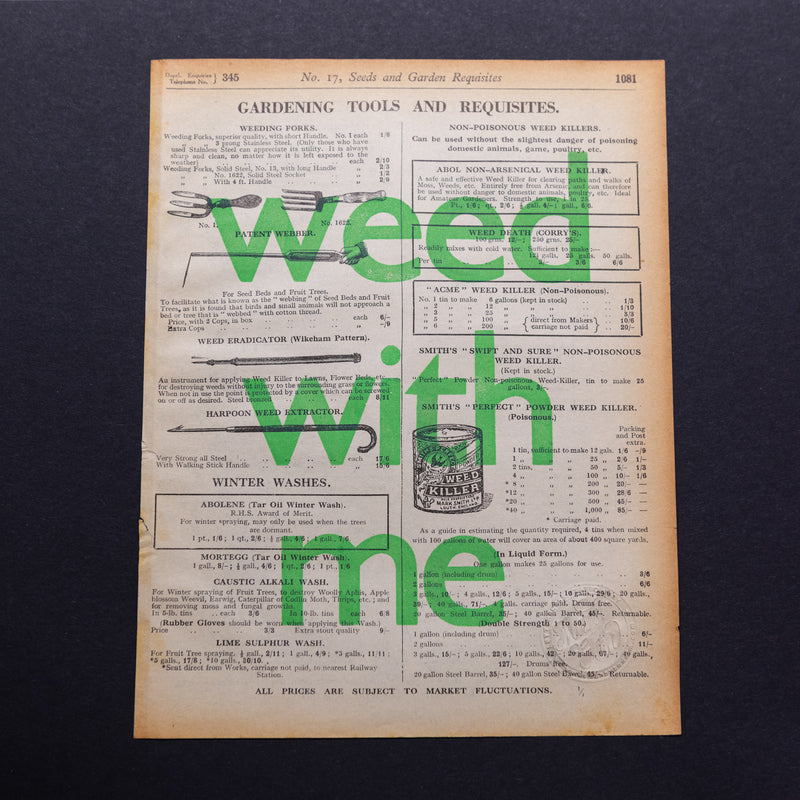 Weed with me (weeding forks)