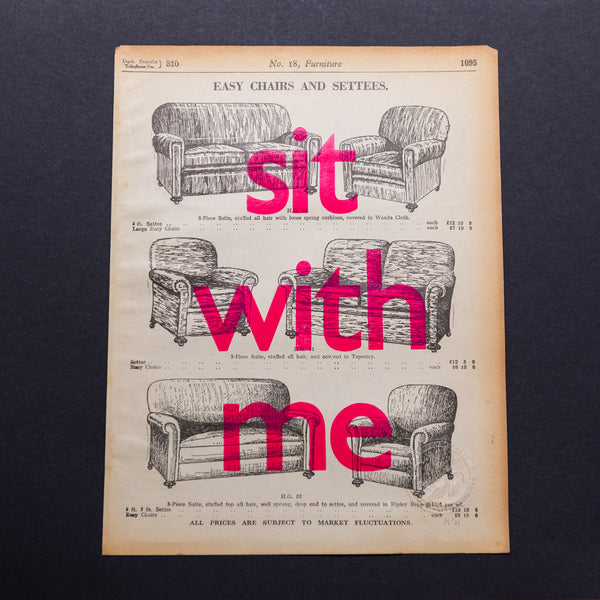 Sit with me (easy chairs 1095)
