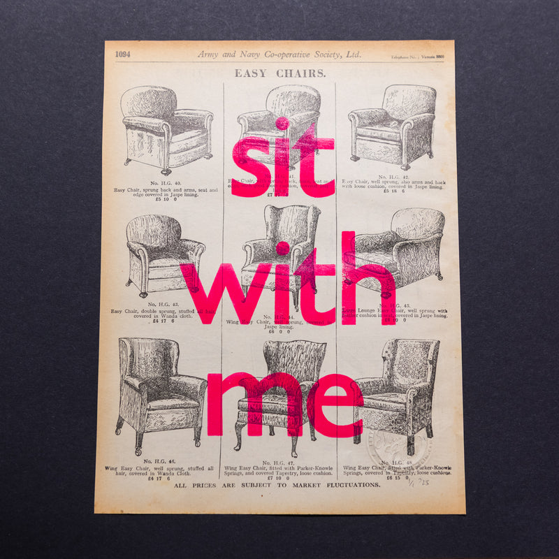 Sit with me (easy chairs 1094)