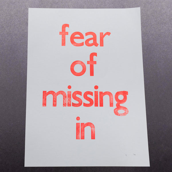 Fear of missing in