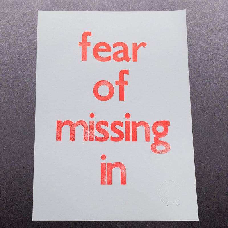 Fear of missing in