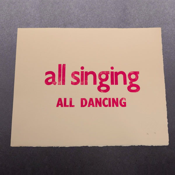 All singing all dancing