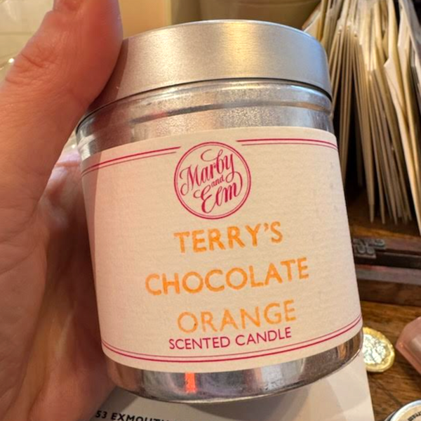 Terry's chocolate orange candle