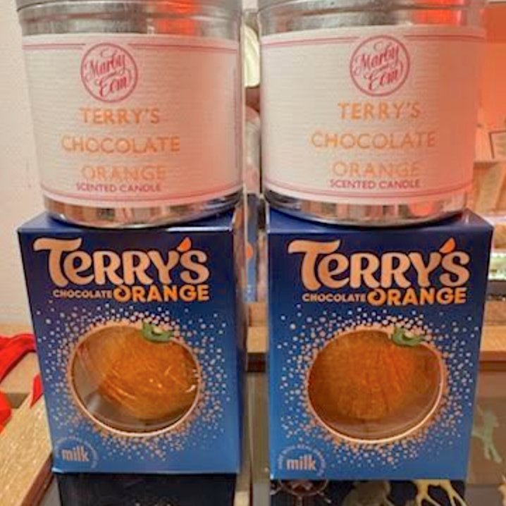 Terry's chocolate orange candle