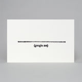 10 'google me' business cards