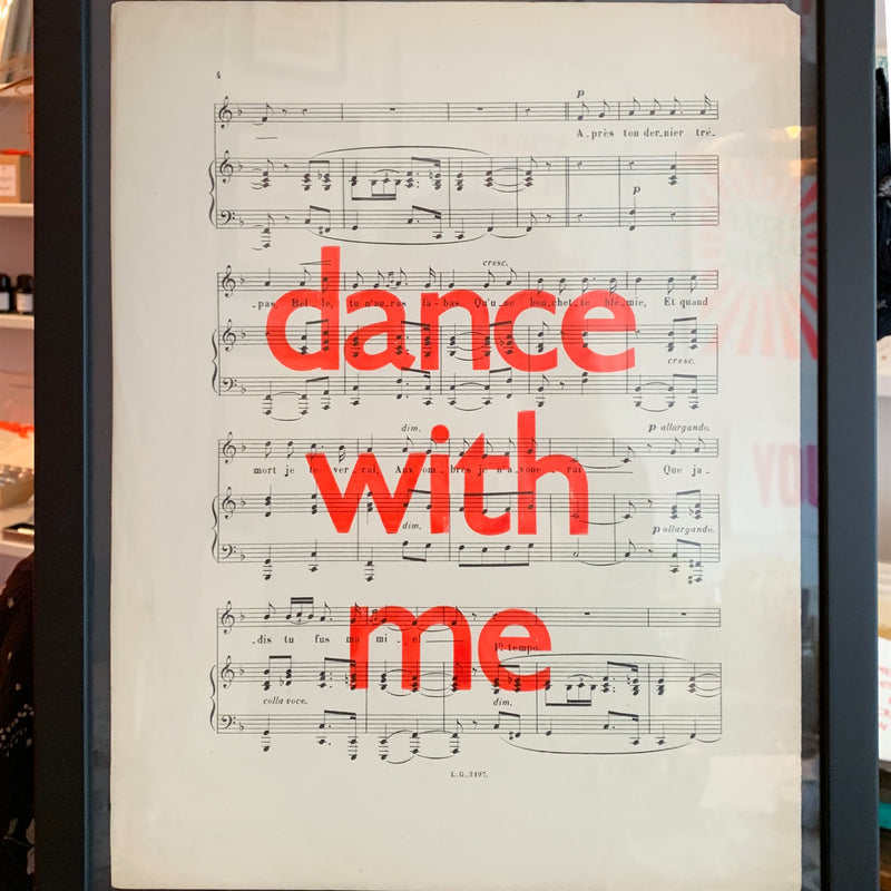 DANCE WITH ME POSTER