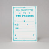 6 x Victorian Style Wedding Invites
