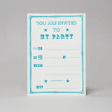 6 x Victorian Style Party Invites
