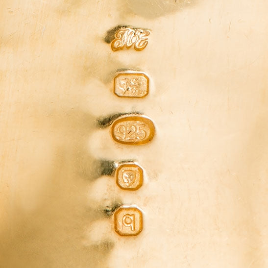 22ct vermeil gummy bear and chain - gold