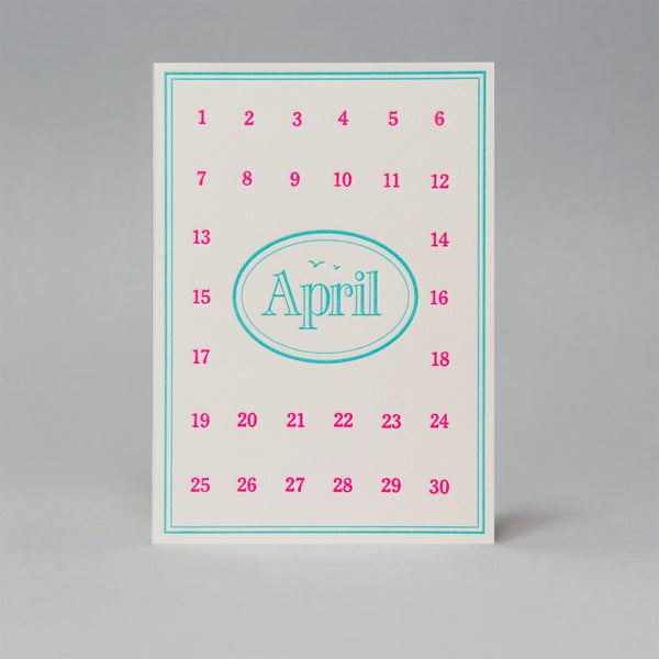 Special day card - April