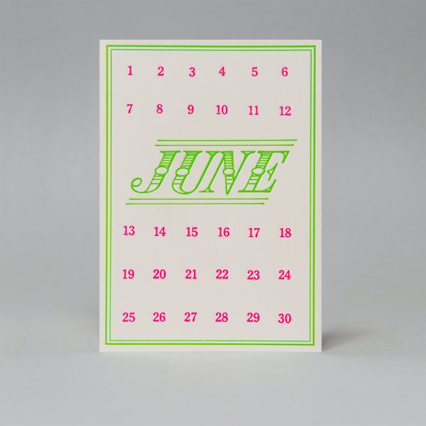 Special day card - June
