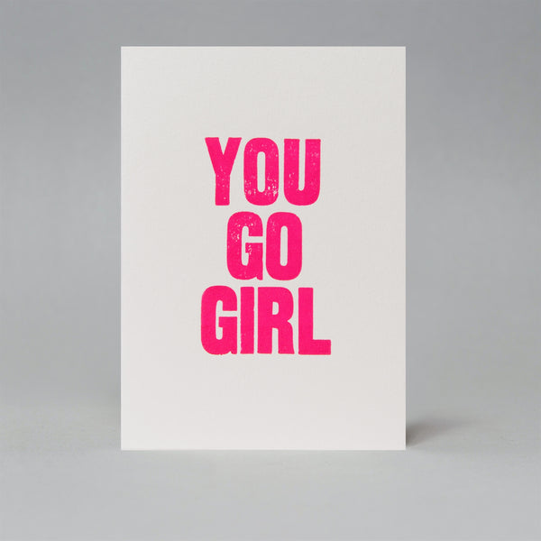 YOU GO GIRL CARD